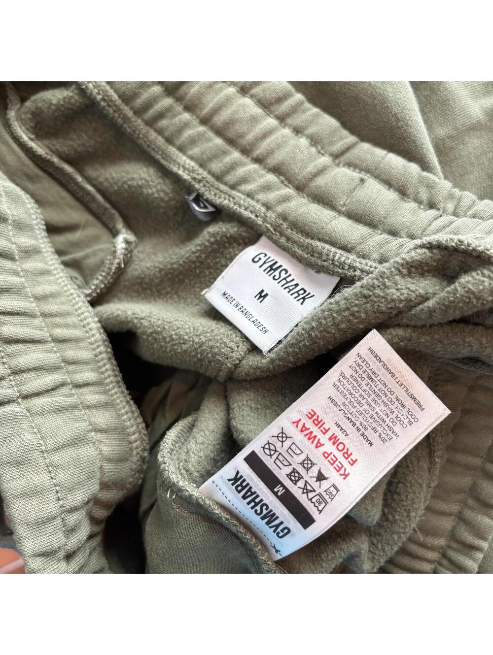 Gymshark Olive Green Jogger Sweatpants Women's Medium Sporty Athleisure Workout - Picture 5 of 9